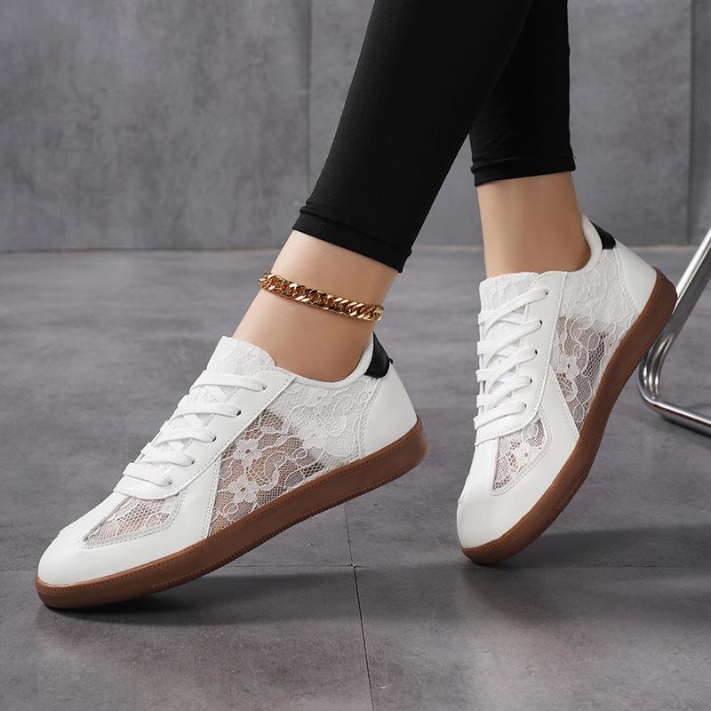 Туфли Dexun на плоской подошве, мужская обувь 2025 года, новинка лета, ретро-модная обувь Baita, повседневная обувь для доски, женская кружевная обувь