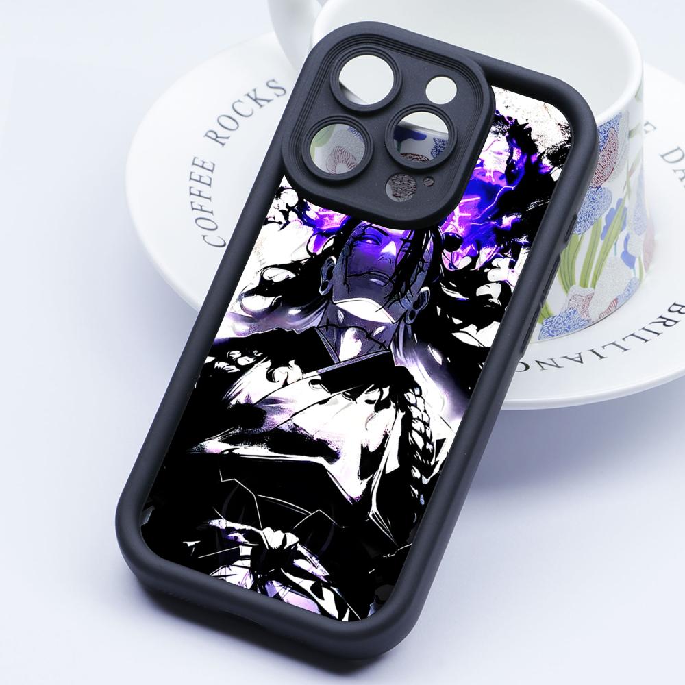 Чехол для телефона Jujutsu Kaisen Geto Suguru для iPhone 17 16 15 14 13 12 11 Air Pro Max Plus Утолщенный ТПУ Цветной Чехол Роскошный Чехол