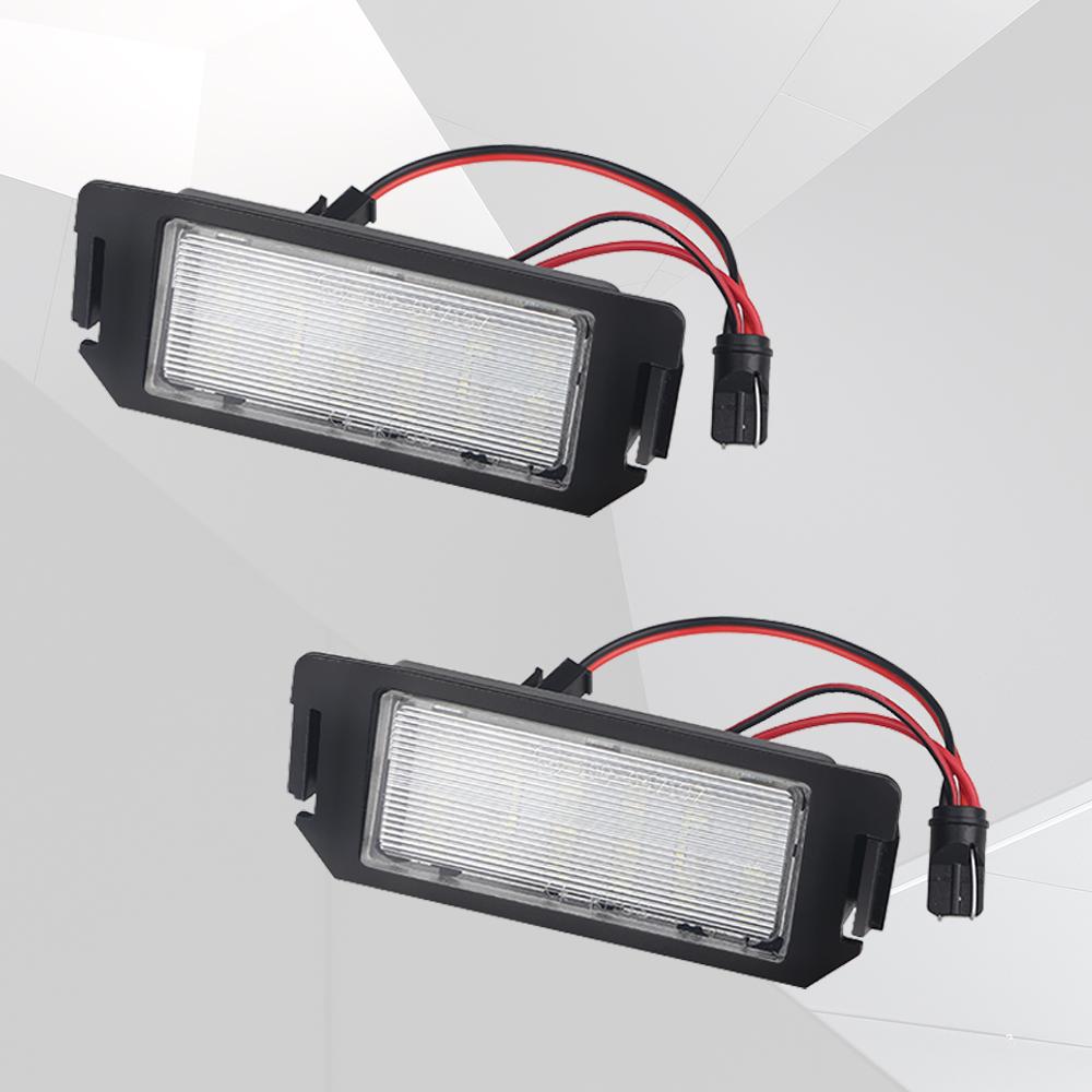 license plate lights Suitable For Kia Picanto TA For Hyundai i20 XG30 Terracan HP white LED car waterproof license plate lights