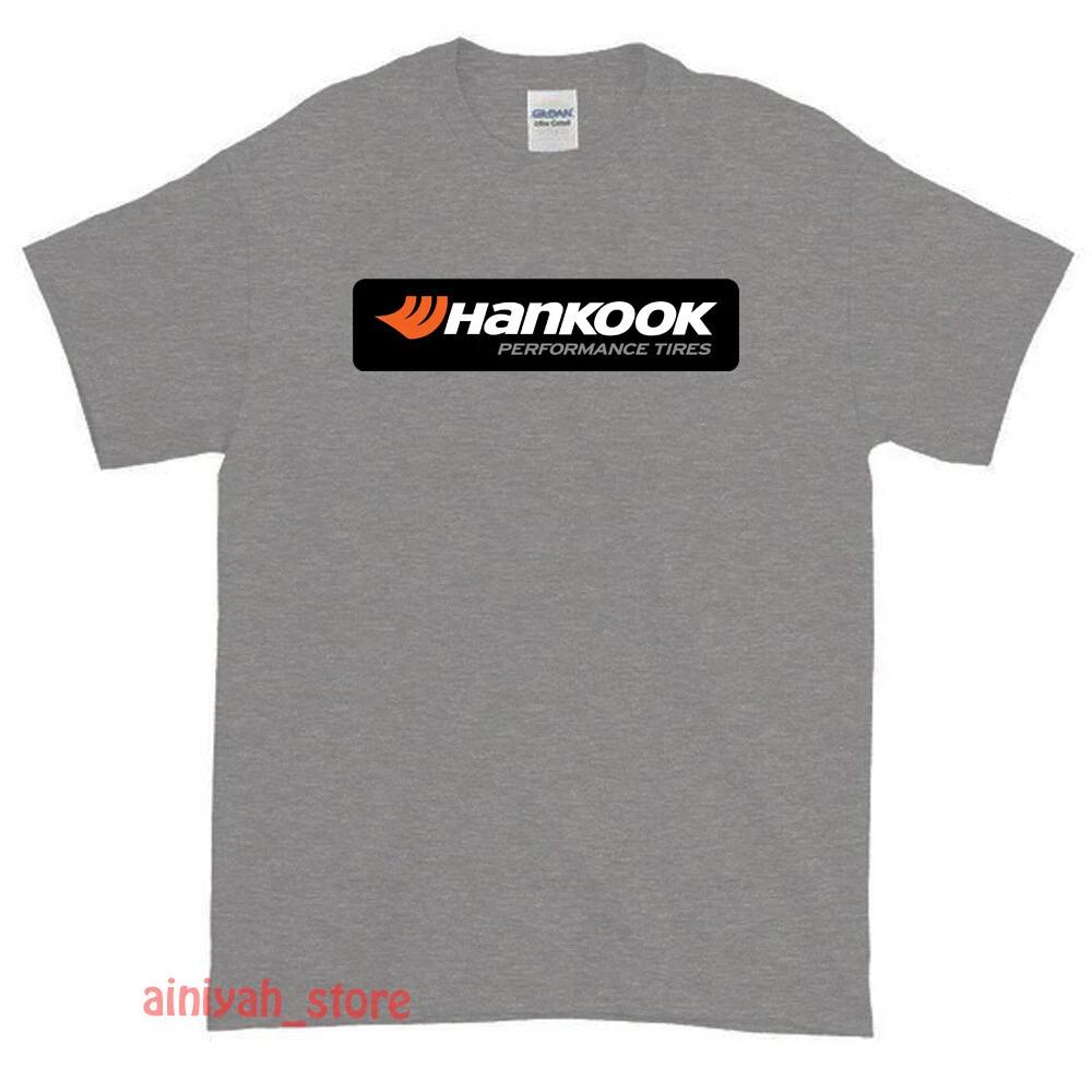Новая мужская забавная футболка с логотипом шин HANKOOK, размер США S-XXL