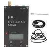500mW FM Transmitter with LCD Screen 2000M 500mW 88‑108MHz FM Stereo Transmitter with USB Type C