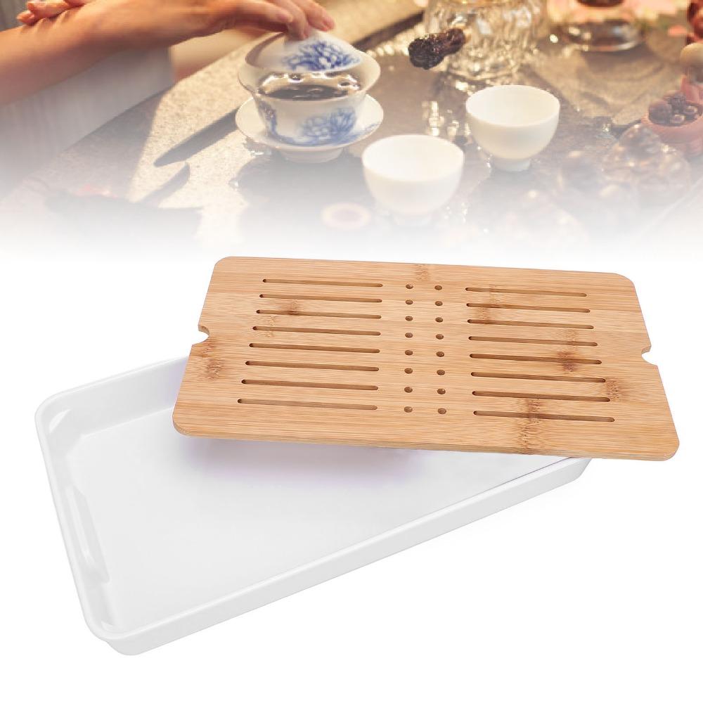 Water Storage Drainage Chinese Tea Tray Bambusoideae Material Kung Fu Tea Tray For Home Office