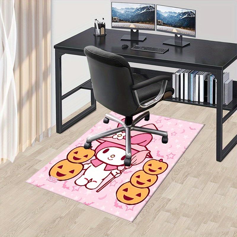 Office Rug Halloween, My Melody Anti-Slip Rug, Machine Washable for Living Room, Bedroom, Office, Multiple Sizes, Bedroom Mat, Decorative Mat, Durable