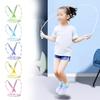 280CM Kids Skipping Rope Segmented Soft Bead Adjustable Signable Non-slip Handle Tangle-Free Physical Testing Training Students Jump Rope