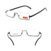 Очки для коррекции зрения Очки металлические унисекс очки для чтения полуоправа женские TR90 анти-синий свет с футляром мужские +1 +1.5 +2.0 +2.5 +3.0 +3.5 +4.0