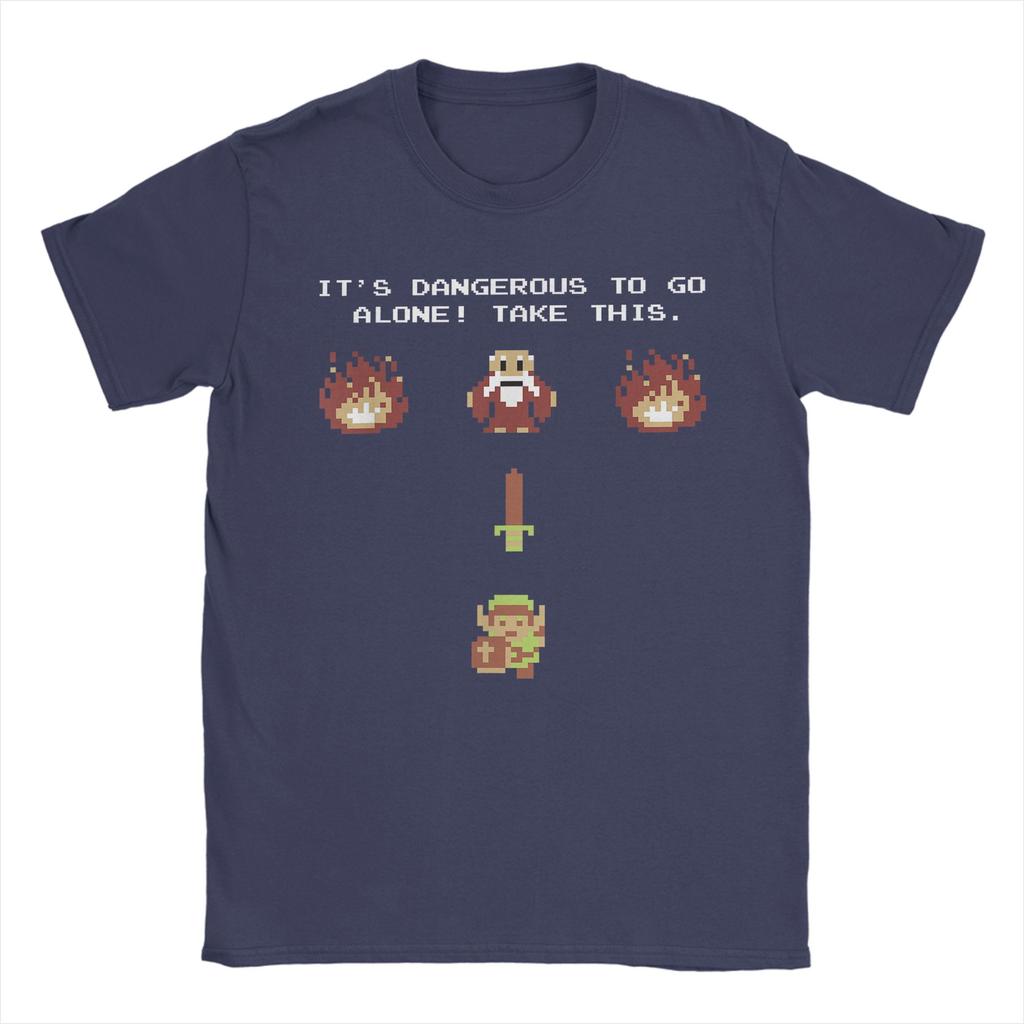 Zeldas Classic NES Эпичное Интро TAKE THIS Футболка Унисекс Чистый Хлопок Смешная Футболка Круглый Вырез Футболка С Коротким Рукавом Топы 6XL