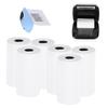 6 Rolls 57x30mm Thermal Receipt Paper Professional Printing Accessory for Small Printer