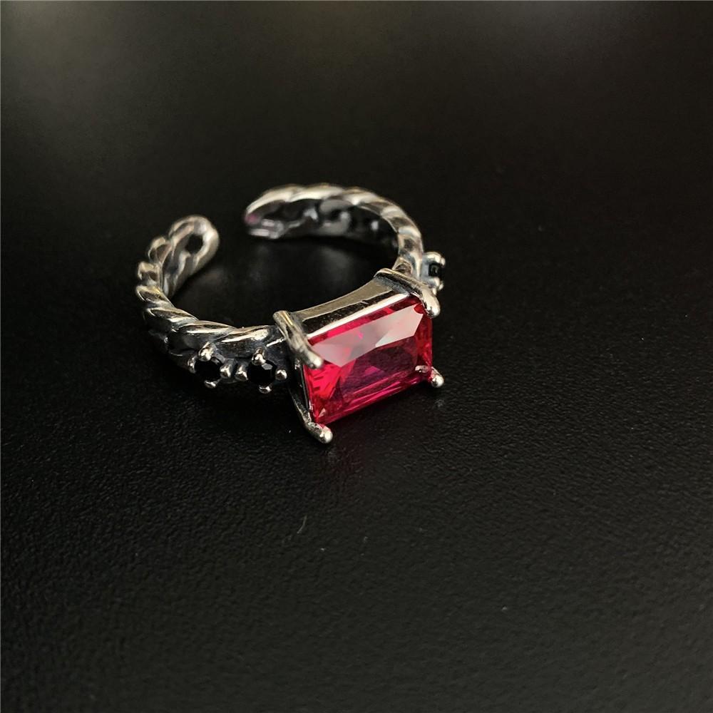 Винтажные изумрудные разноцветные квадратные кольца с цирконием для женщин, регулируемое кольцо с геометрическим рисунком, модные украшения для вечеринок