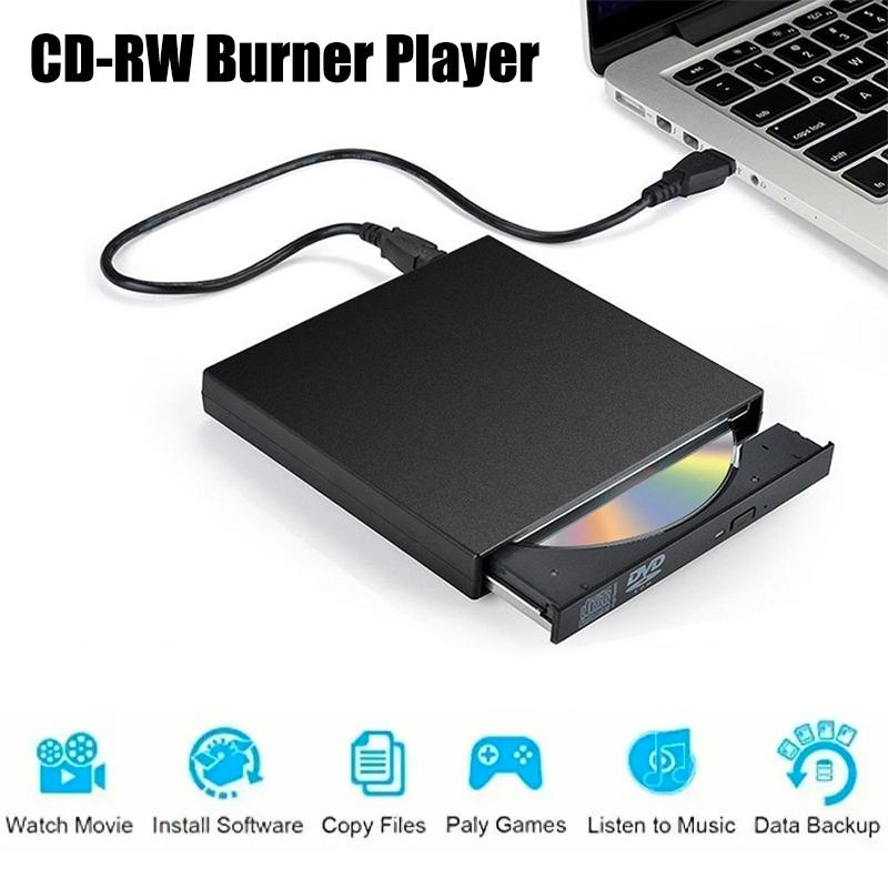 Usb 2.0 Универсальный внешний CD DVD привод Cd-RW Burner DVD / CD Reader Player Cd DVD Reader для ноутбуков настольных ПК