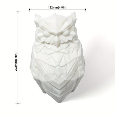 Настенный светильник в виде совы, напечатанный на 3D-принтере, светодиодный ночник с проекцией животных, праздничное украшение, настенные светильники на Хэллоуин