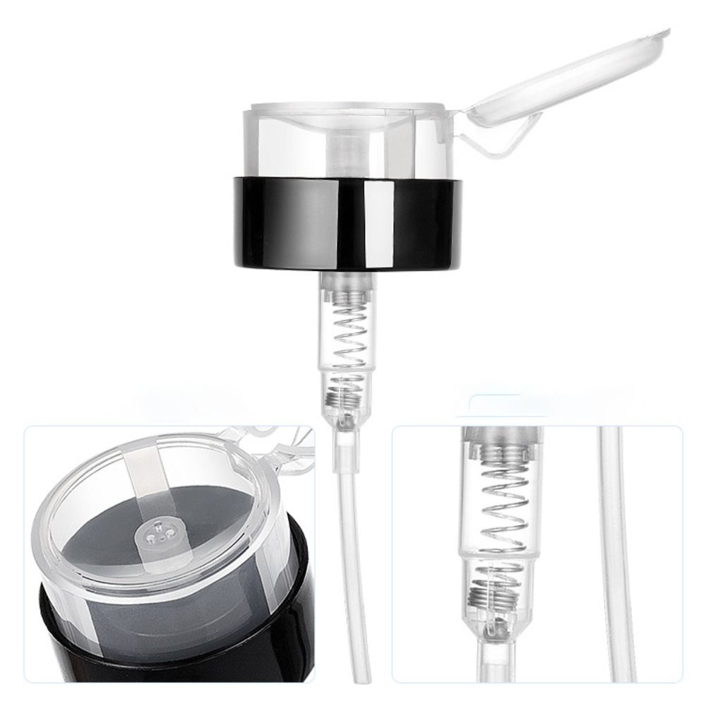 Пластиковый флакон для ногтей, непроливающийся, пустой, с помповым дозатором, многоразовый контейнер, инструменты для маникюра