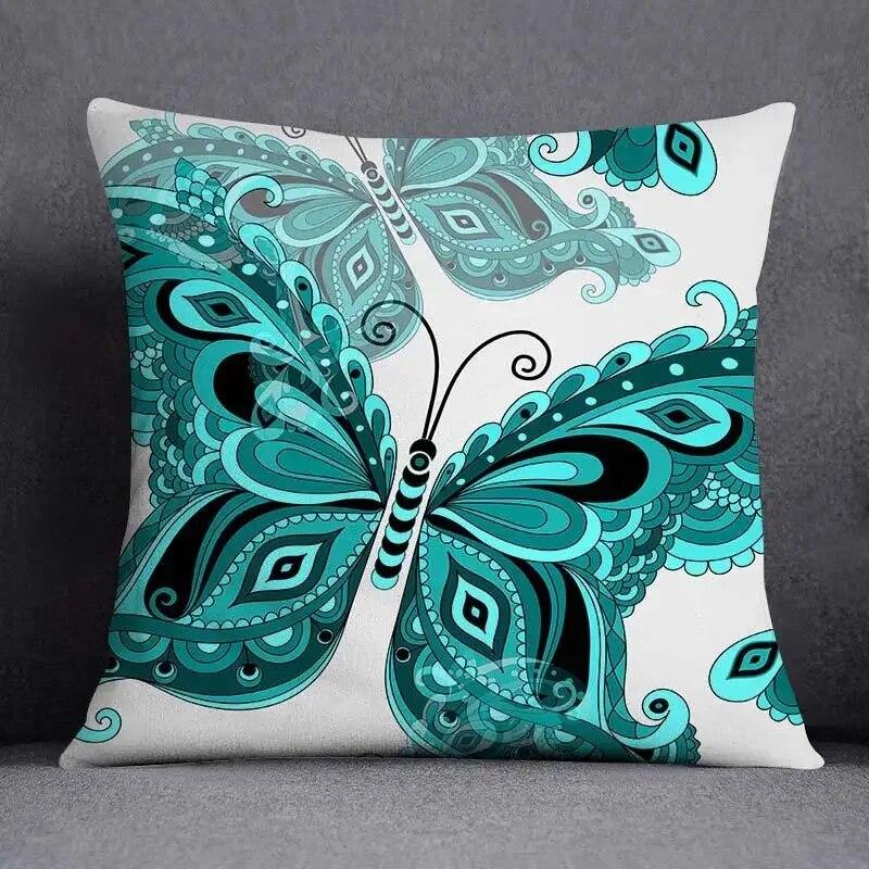 Ретро бабочка квадратная наволочка украшение для дома и офиса наволочка