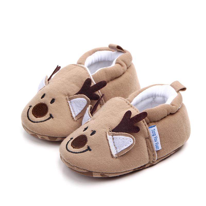 Cute Spring Baby Casual Cotton Shoes Anti-slip First Walkers Newborns Shoes