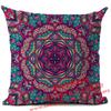Fashion Colorful Mandala Cushion Cover Kaleidoscope Art Style Throw Pillows Home Decoration Living Room Sofa Pillowcase Xcm