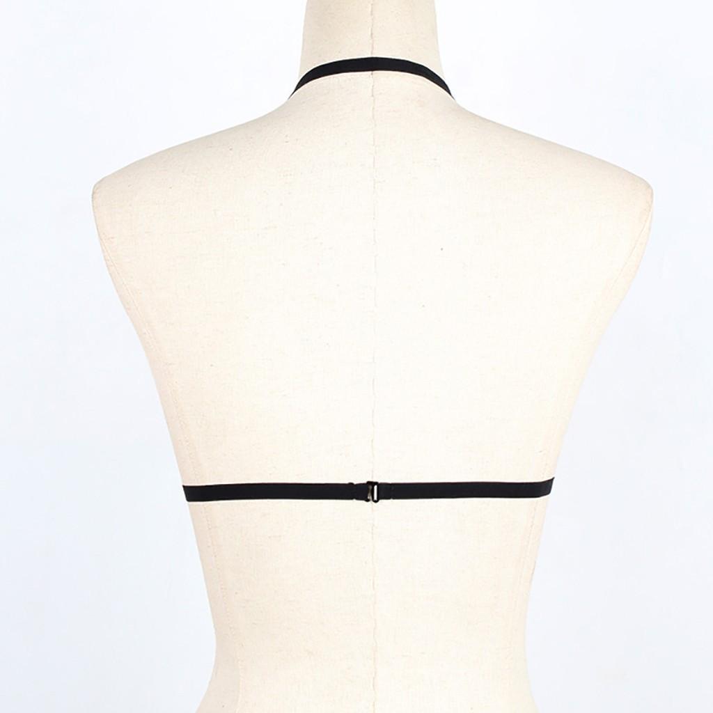 Сексуальный женский дамский бюстгальтер с полыми бретелями и укороченным топом-бюстье