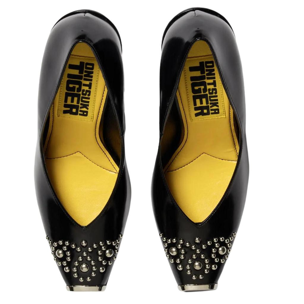 ONITSUKA TIGER EQUA STUDS Женские туфли на высоком каблуке Черные Серебристые 1182A687-001