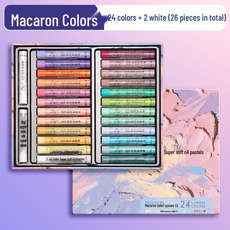Супермягкие масляные пастели: Яркие цвета, Безопасно и без запаха для детей