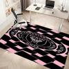 1pc Inter Miami CF Print Area Rug - Soft, Washable Non-Slip Indoor Mat, Living Room, Home Office Decorative Rug,Office Decorative