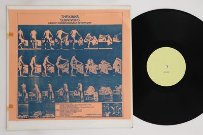 Виниловая пластинка KINKS - Urvivors - Kaught Konspicuously In TAKRL1940 AMAZING KORNYFO 1975 США Рок Б/у