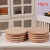 10Pcs 3.8Cm Round Disc Unfinished Wood Circle Wood Pieces Cutouts Wooden Diy Ornaments For Craft Supplies Decoration