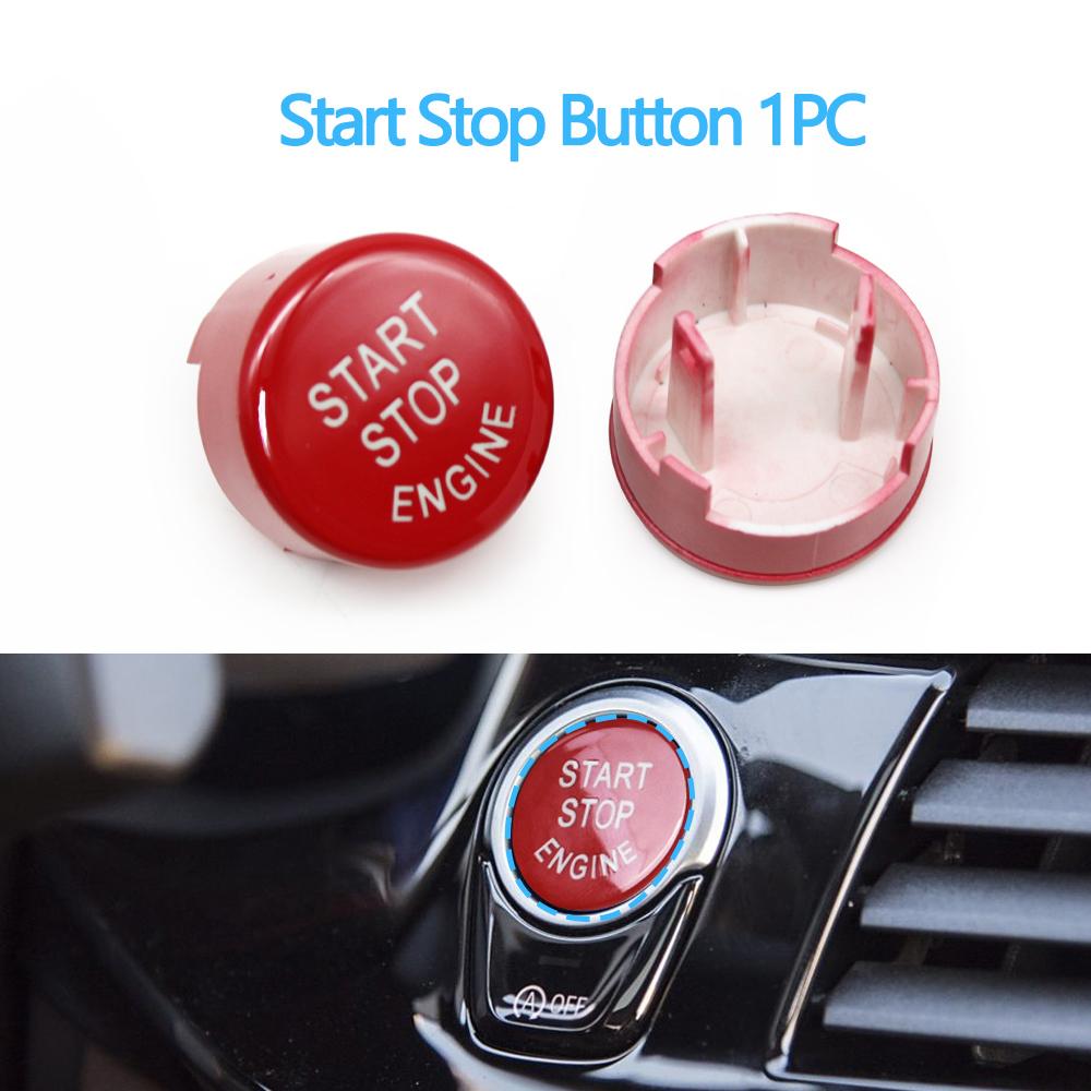 Car Engine Ignition Start Stop OFF Switch Button Cover For BMW 1 5 6 7 X3 X4 Series GT F52 G30 G31 G01 G02 G32 G11 G12 F97 F98