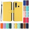 Honor10i Case For Honor 10i Wallet Leather Flip Case Honor10i Protective Pattern Card Slot Book Cover Solid Color Lychee Fundas