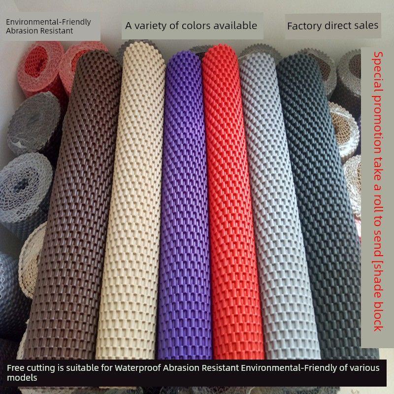 Environmental-Friendly Odorless Thickened Transparent Rubber Plastic Floor Mat PVC Latex Or Silicone Waterproof Non Slip Plastic Car Foot Mat