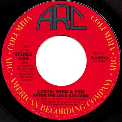 7-дюймовая пластинка EARTH, WIND & FIRE - After The Love Has Gone 311033 ARC 1979 Канада Соул/Фанк Б/У