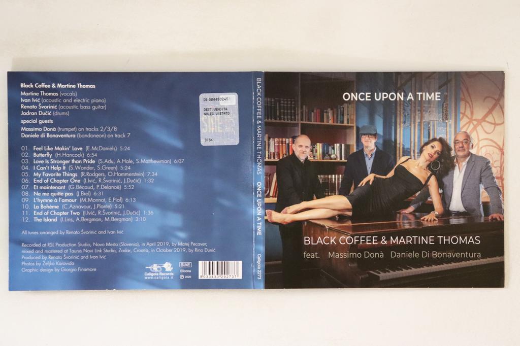 CD BLACK COFFEE MARTINE THOMAS Once Upon A Time CALIGOLA2273 CALIGOLA 2020 Италия Джаз Б/у