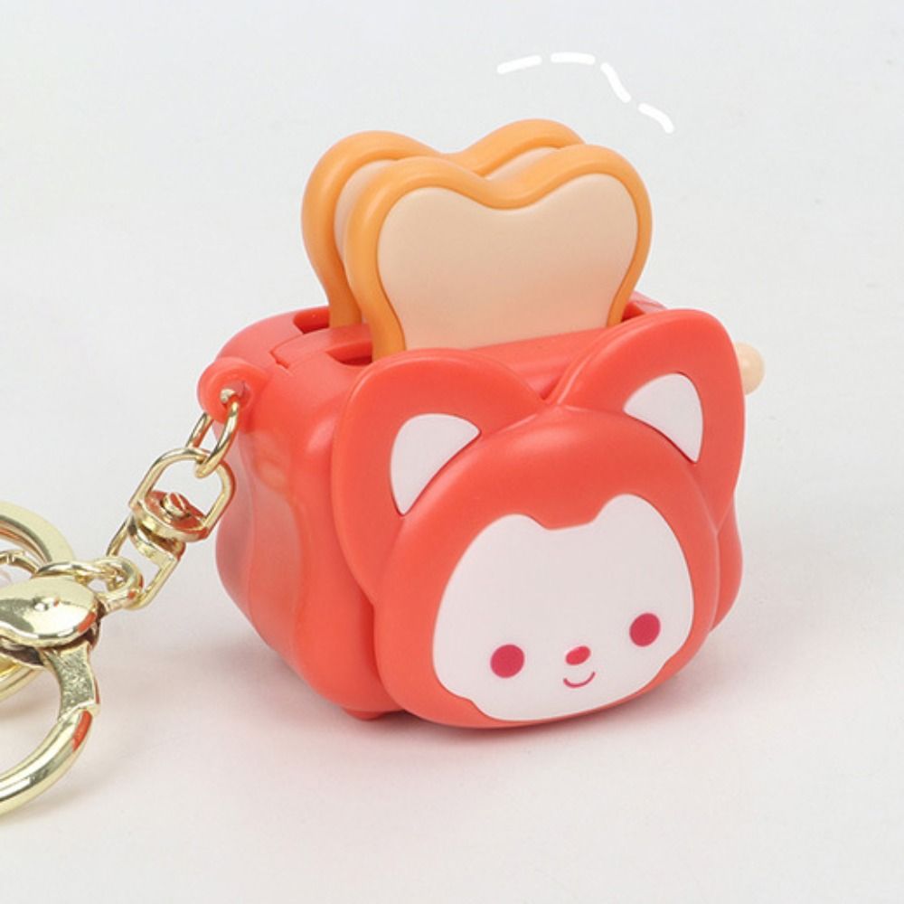 Мини Подвеска Животное Изысканный Мультяшный Брелок Аксессуары для Сумки Брелок Тостер Подарок