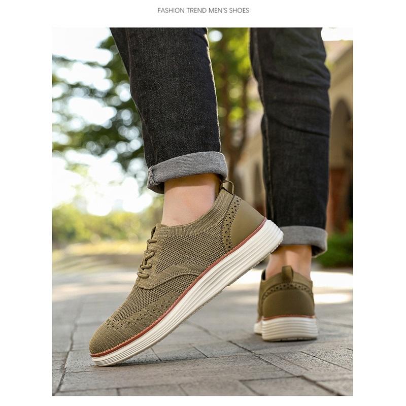 Lightweight lace up casual men's shoes, Le Fu shoes for men