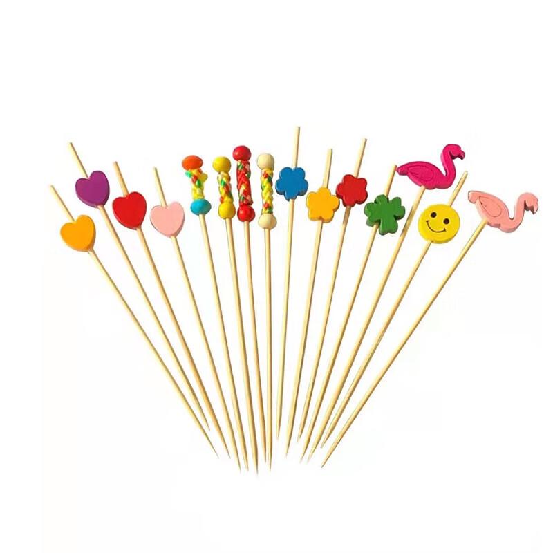 Creative Disposable Bamboo Fruit Picks & Appetizer Skewers