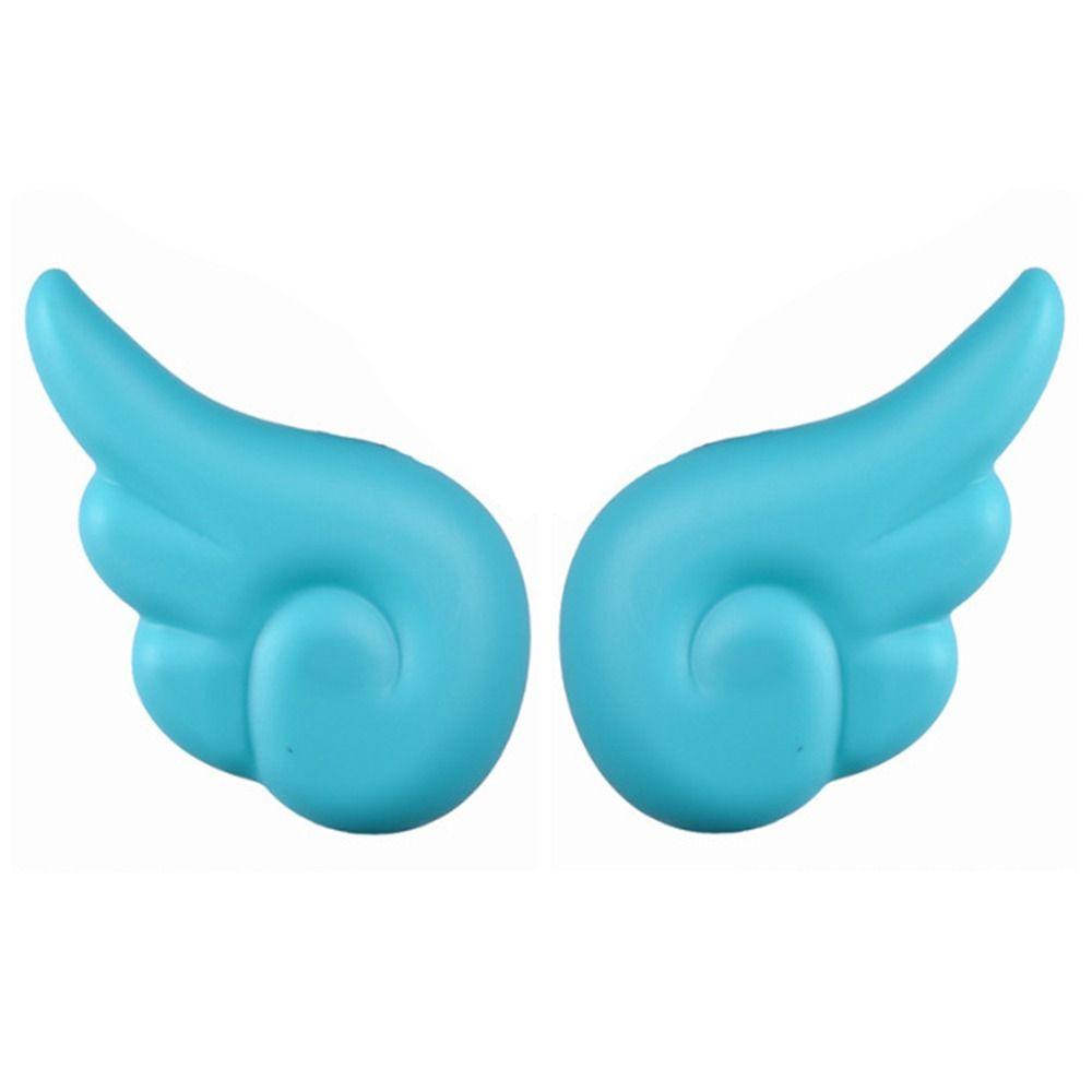 Украшение для шлема велосипедного самоката, мотоцикла, мотобайка, легко установить, наклейки с крыльями ангела и дьявола