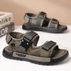 Мода 2025 Лето Новые Мужские Удобные Сандалии на Мягкой Подошве Повседневные Модные в Корейском Стиле Тренд Бренд Уличная Повседневная Пляжная Обувь