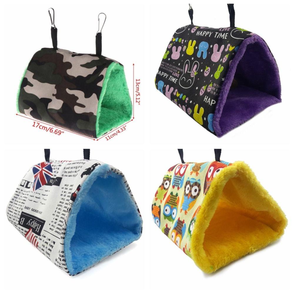 Small Pet Parrot Nest Warm Bird House Bird Cage Decoration Pet Hammock Hanging Cave  Winter