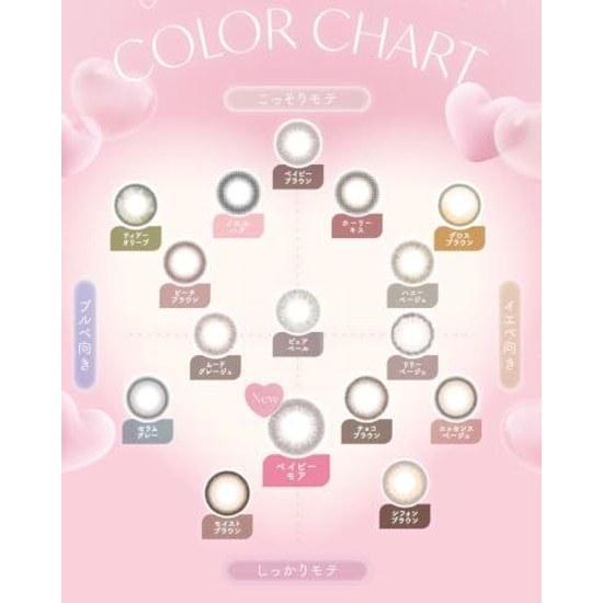 color addition lens chus One Day Peach Brown 1 box contains 10 pieces mask sheet (0.00)