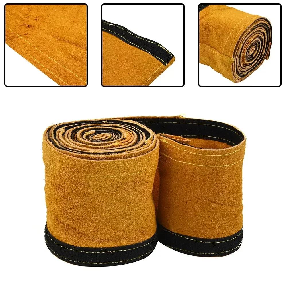 1pcs 3.5m/10m TIG Welding Torch Cable Cover Leather Adjustable Tightness Stitched Mig/plasma Cable Sleeves Tig Cover For Hose