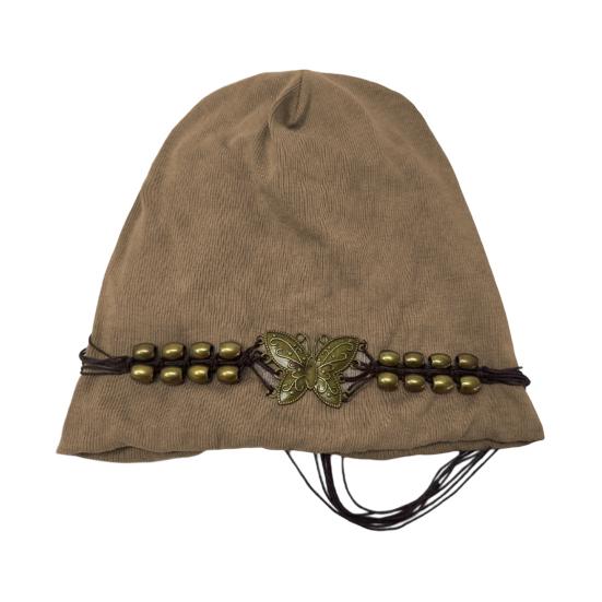 Женская вязаная шапка Зимняя мягкая теплая шапка-бини с кисточкой Женская эластичная шапка-бини