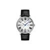 Kason Zen I Collection Мужские кварцевые часы Часы 40 мм Серебристый циферблат Кожаный ремешок T122.410.16.033.00