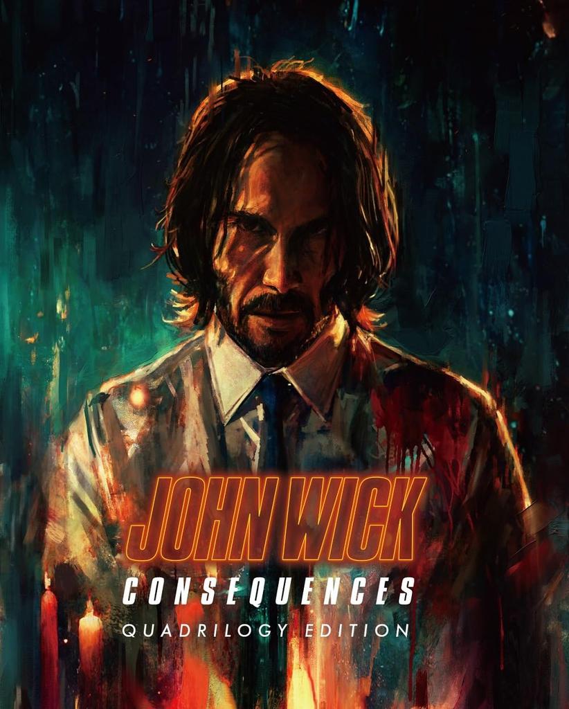 Джон Последствия Квадрилогия Издание 8 Уик Blu-ray [Ограниченное издание, Диски] (Никаких бонусов) [Блю рей]