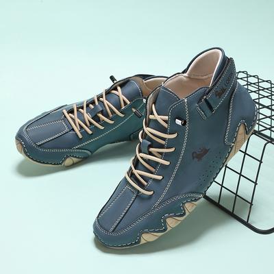 Женские спортивные кроссовки с высоким верхом, удобные, легкие, нескользящие, для ходьбы, лоферы, модные, на шнуровке, уличные ботинки до щиколотки на подошве