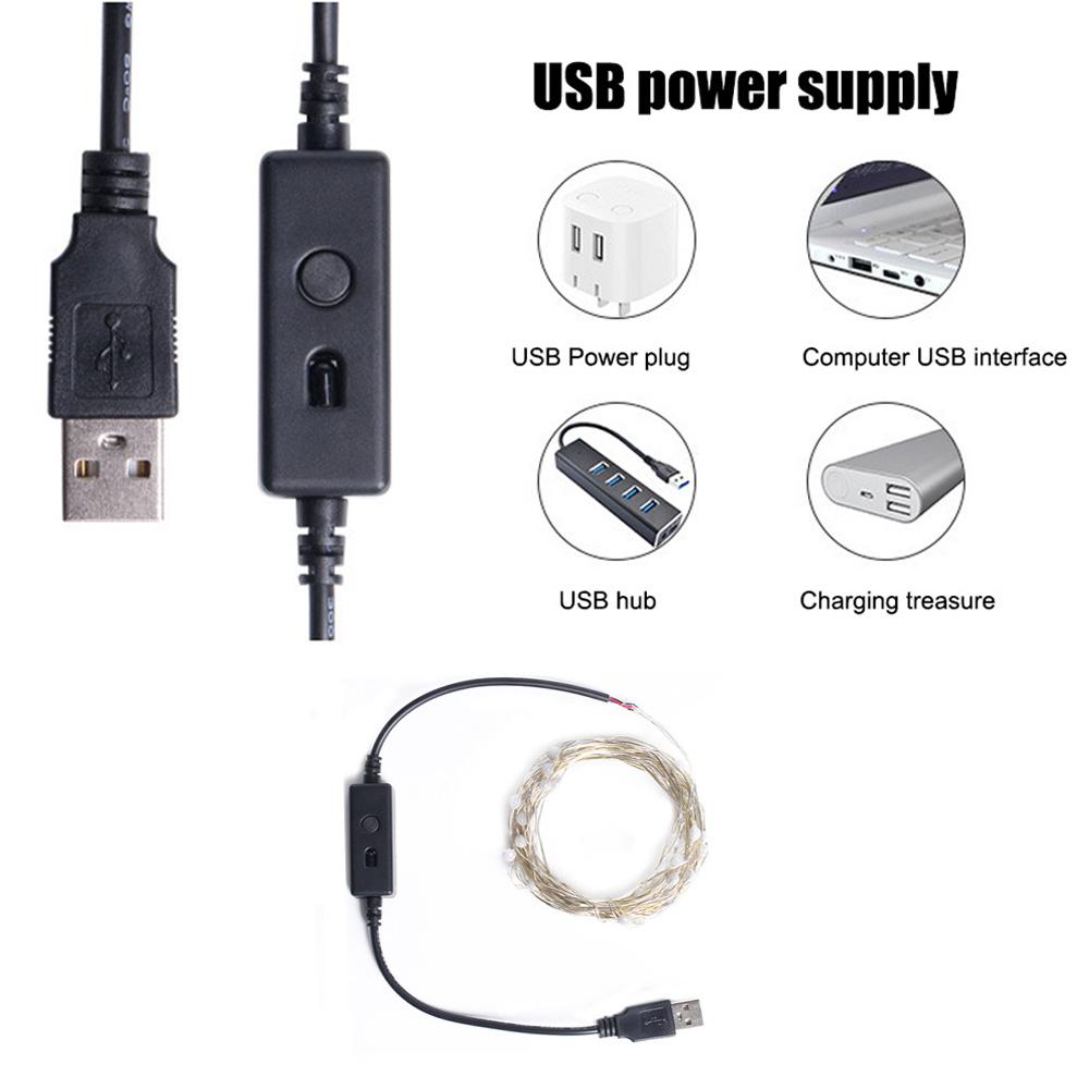 12 цветных гирлянд с питанием от USB, меняющееся мерцание, 66 футов, 200 светодиодных гирлянд, медный провод, RGB