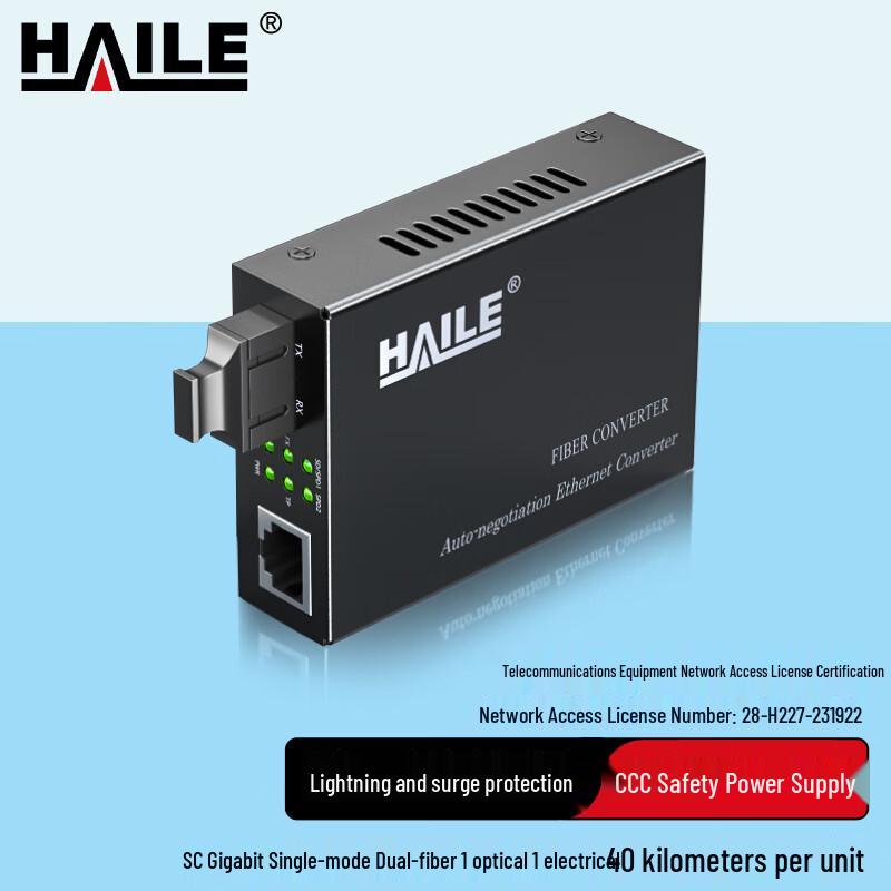 HAILE Гигабитный оптоволоконный трансивер