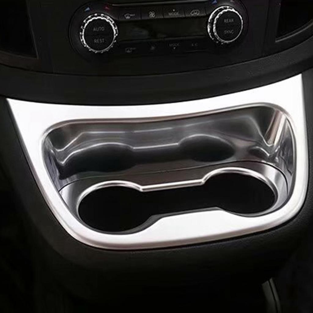 BT-Car ABS Center Console Water Cup Holder Decoration Sticker Cover For Mercedes Benz Vito W447 2014-2019 Accessories