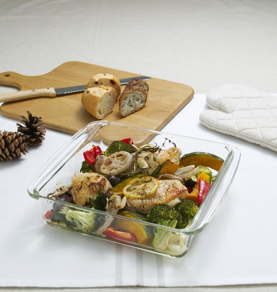 Iwaki BC221 Square Cake Pan, 1.1L