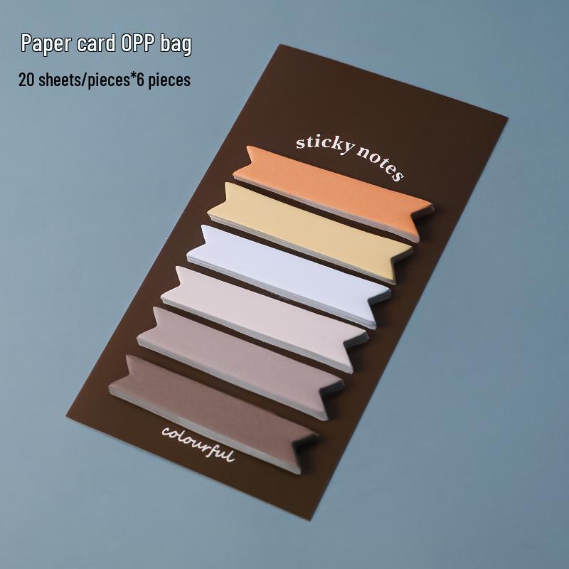 Пишущиеся индексные закладки-стикеры в цветах Моранди для студентов – Закладки для классификации и указатели для сменных листов