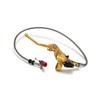 Hydraulic Clutch 1200mm Silver Lever Master Cylinder For 125-250cc Vertical Engine Motorcycle Dirt Bike Motocross Aluminum