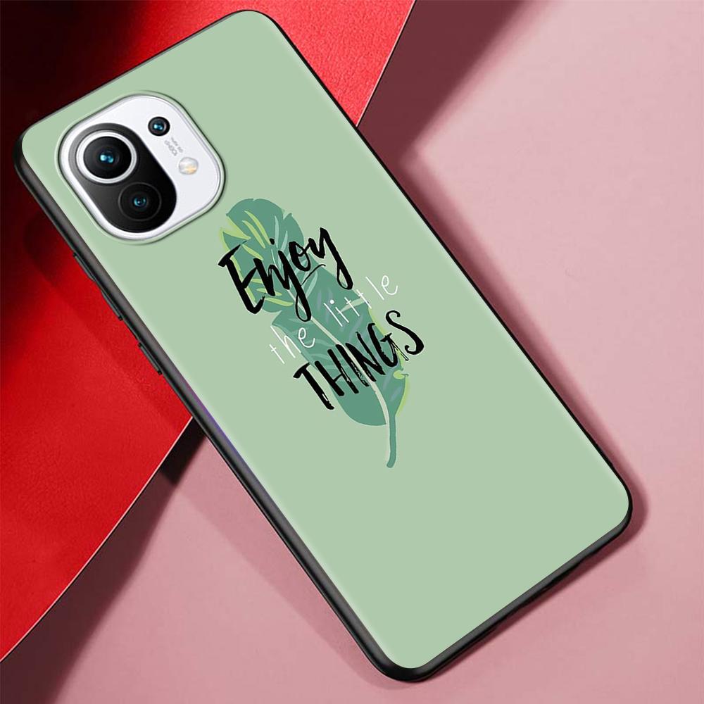 Вдохновляющие юмористические цитаты чехол для Xiaomi Mi 11 Ultra 11T 10T 9T Pro Note 10 A2 9 8 Lite A3 CC9E 10S CC9 черный мягкий чехол для телефона