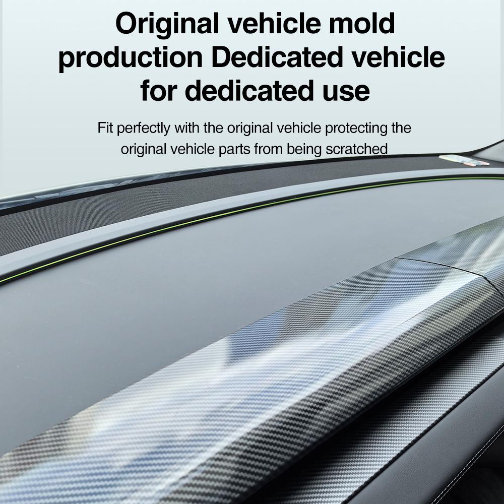 Suitable for Tesla Model 3 Highland Model Y Juniper Model Y L 2025 front dashboard cover split ABS panel decoration car interior