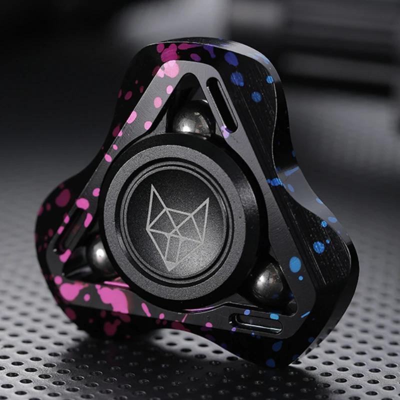 Ручной spinner Linghu Игрушка-фиджет Металлический гироскоп для кончиков пальцев EDC Снятие стресса Идеальный подарок для творцов, мастеров, мыслителей Антистресс